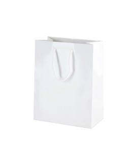 WHITE PAPER BAGS - SMALL (TWISTED HANDLE)